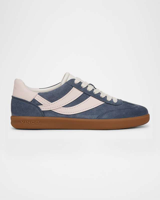 Oasis Mixed Leather Retro Sneakers